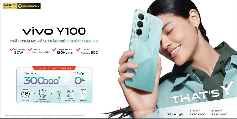 vivo Y100: Chiếc điện thoại hoàn hảo cho cuộc sống đầy màu sắc