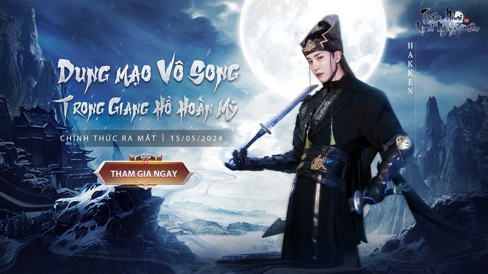 VNGGames thông báo ra mắt Thiên Nhai Minh Nguyệt Đao