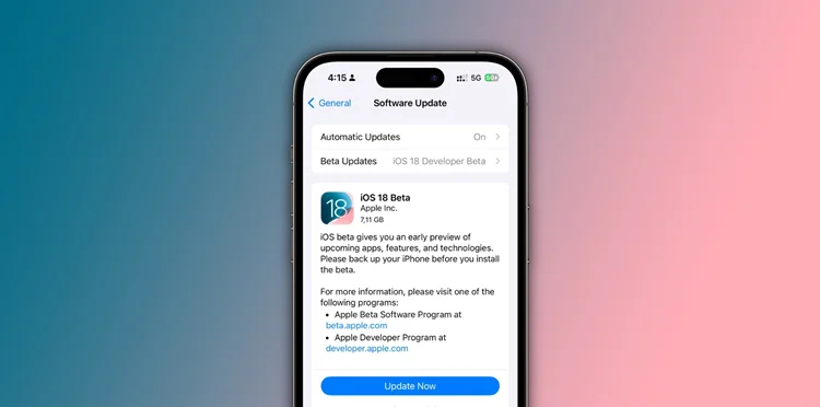 iOS 18 Public Beta sẽ ra mắt vào tháng 7?