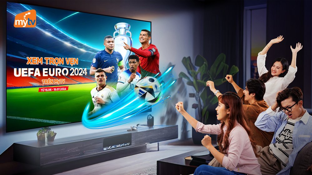 Xem UEFA Euro 2024 trên MyTV không mất data 4G cùng nhiều tiện ích hấp dẫn