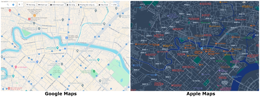 Apple Maps ra mắt phiên bản web