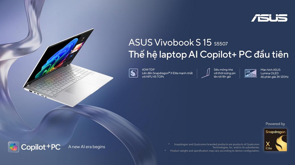 ASUS Việt Nam chính thức mở bán Vivobook S 15