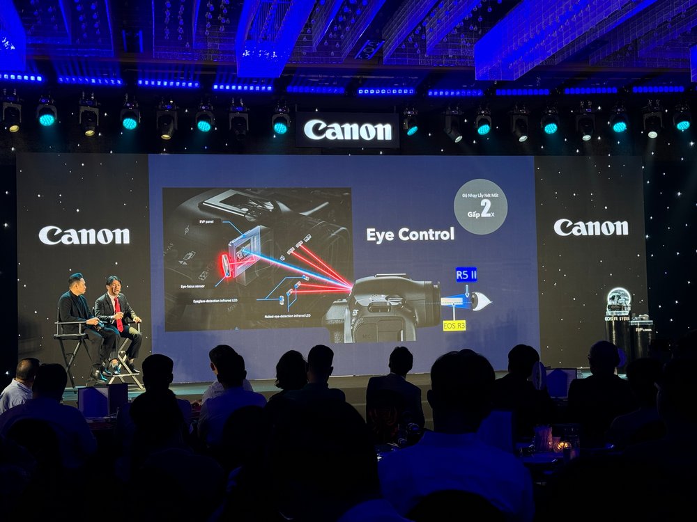 Canon giới thiệu bộ đôi máy ảnh mới EOS R1 và EOS R5 Mark II