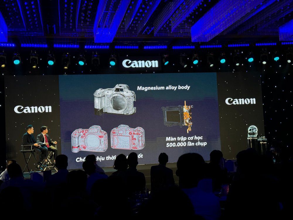 Canon giới thiệu bộ đôi máy ảnh mới EOS R1 và EOS R5 Mark II