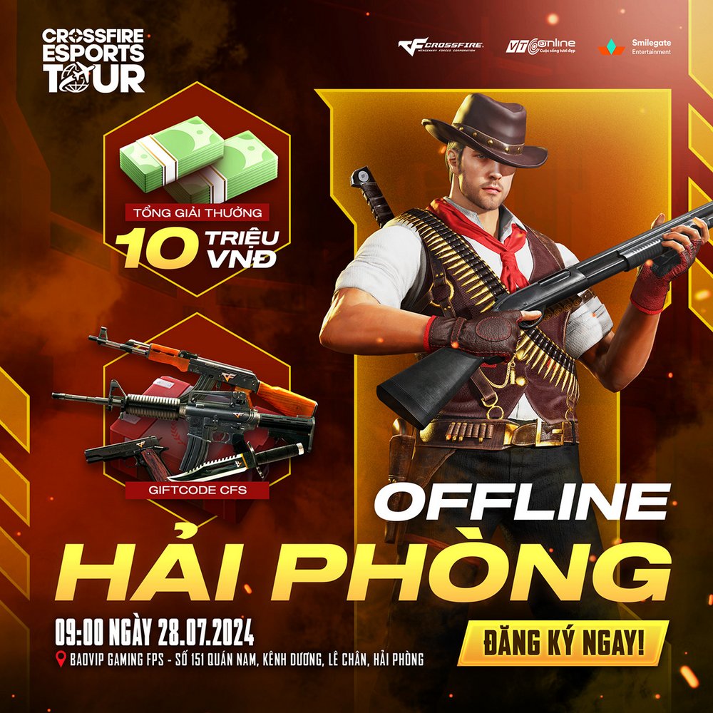 Crossfire eSports Tour 2024 đặt chân tới Hải Phòng