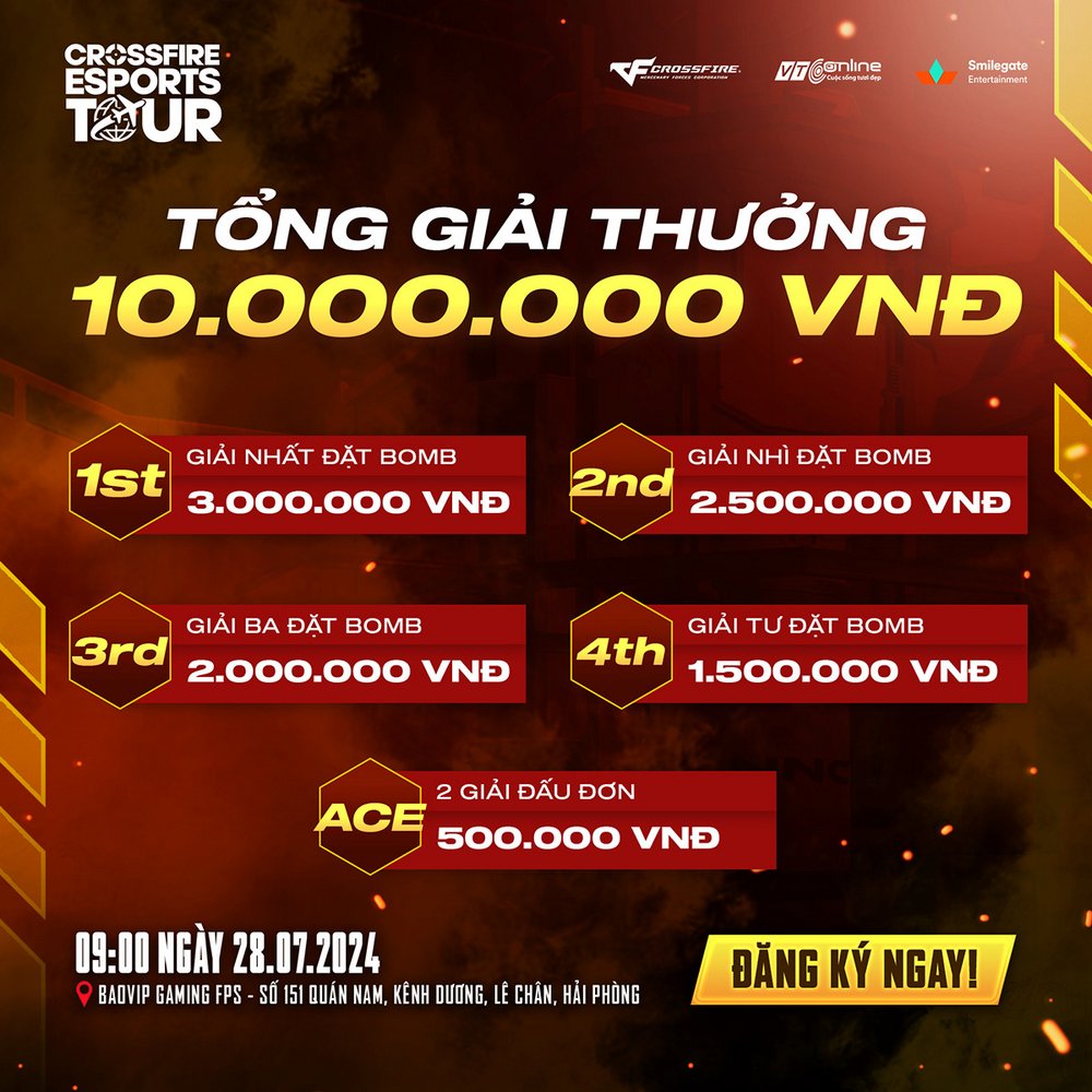 Hải Phòng - Lần đầu trong tầm ngắm Crossfire eSports Tour 2024