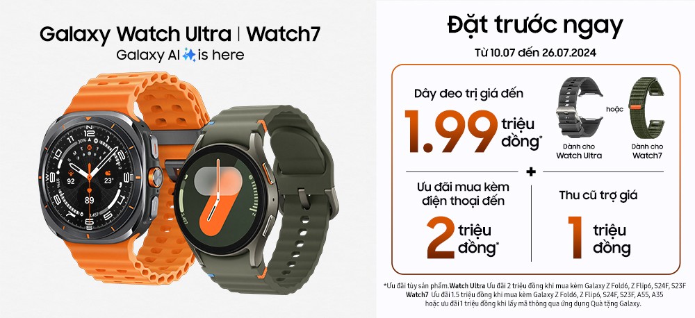 Samsung ra mắt Galaxy Ring, Galaxy Watch7 và Galaxy Watch Ultra