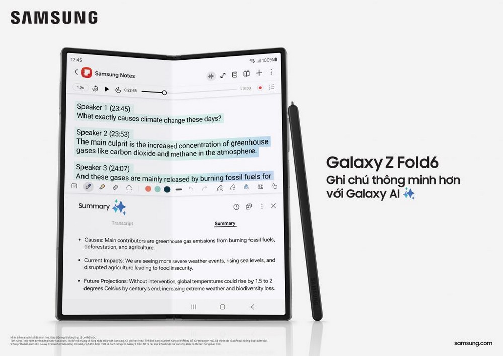 Galaxy Z Fold6 và Z Flip6 ra mắt: Thúc đẩy Galaxy AI lên tầm cao mới