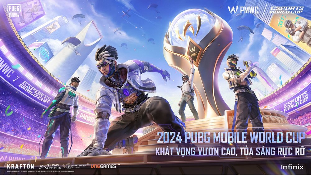 PUBG Mobile Việt Nam sẵn sàng chinh phục Esports World Cup 2024