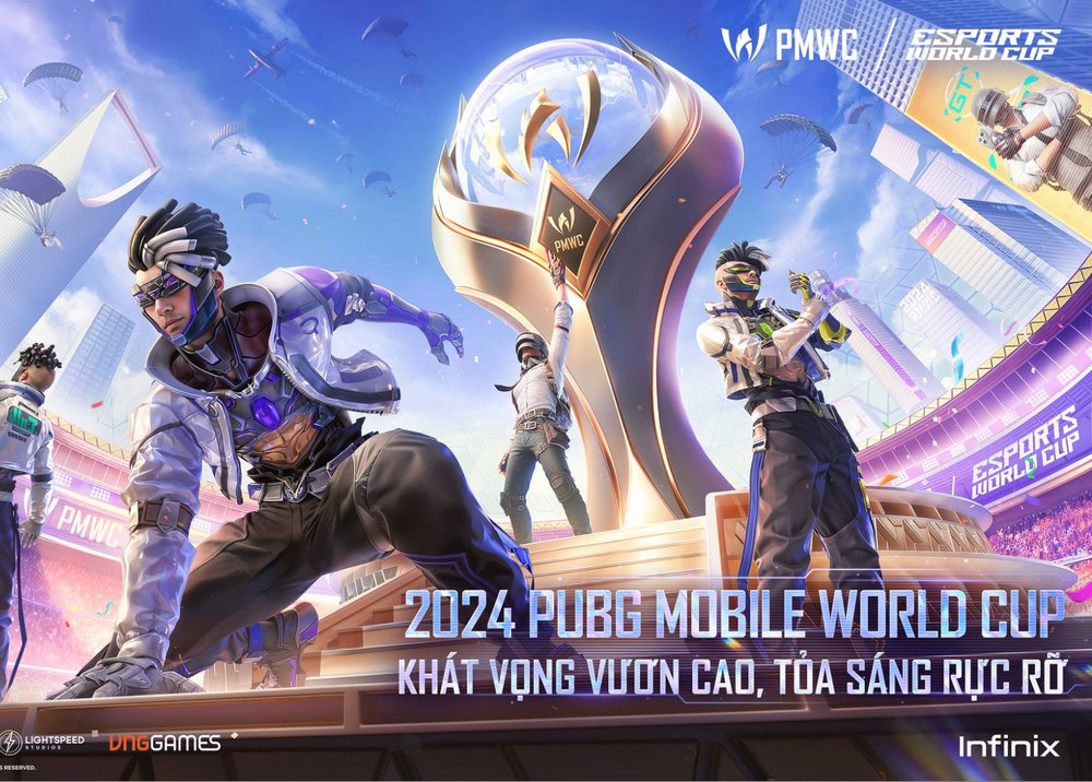 PUBG Mobile Việt Nam sẵn sàng chinh phục Esports World Cup 2024