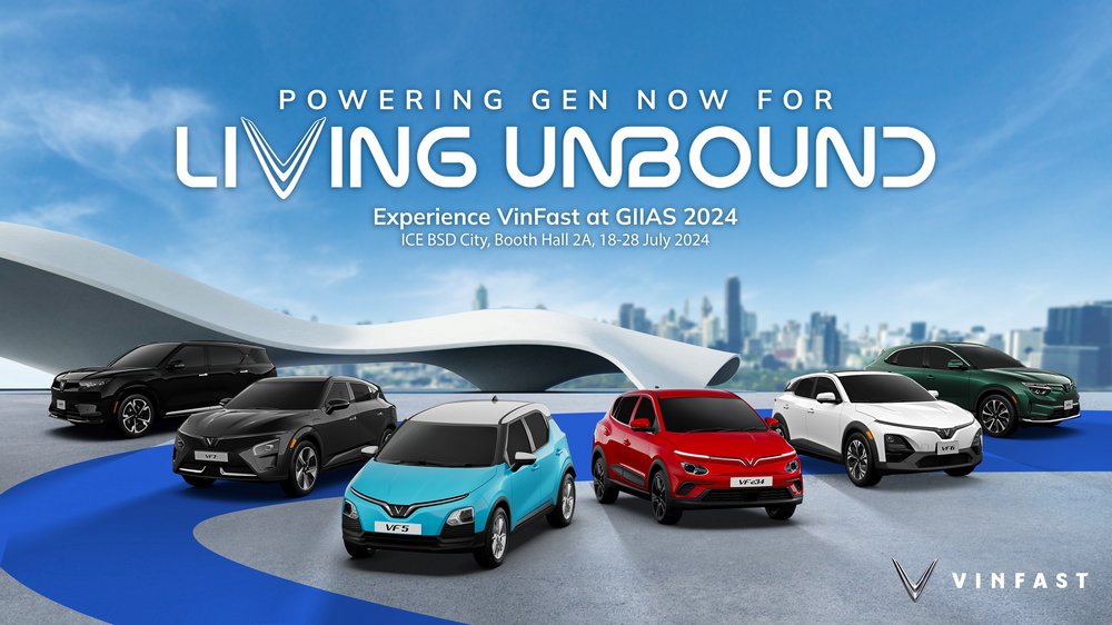 VinFast đưa loạt xe điện đến triển lãm GIIAS 2024