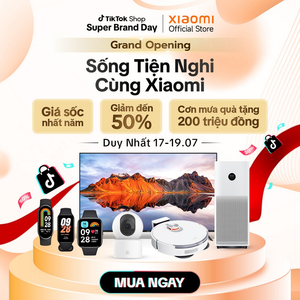 Xiaomi và TikTok Shop kết hợp tung ưu đãi khủng