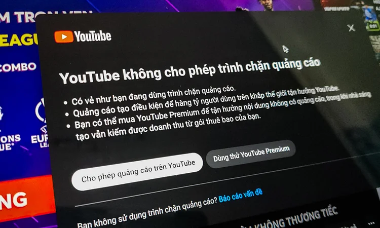 YouTube đối phó trình chặn quảng cáo bằng màn hình đen