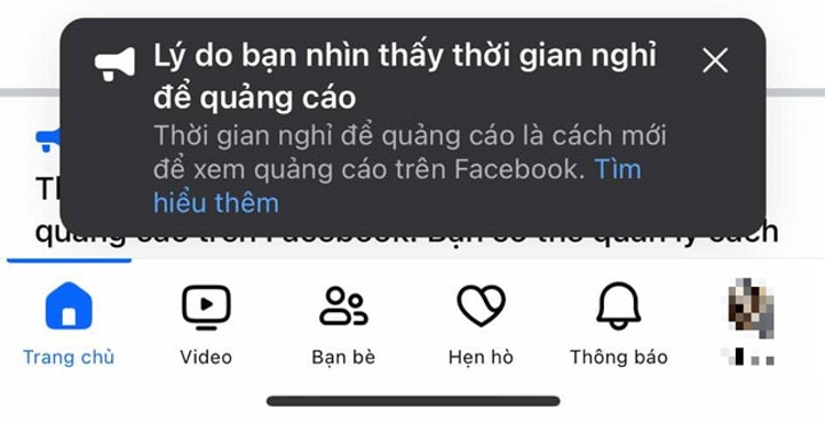 Facebook ép người dùng phải xem quảng cáo 8 giây