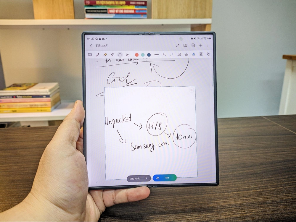 Galaxy AI trên Samsung Galaxy Z Fold6: Bộ đôi hoàn hảo cho Content Creator gen Z