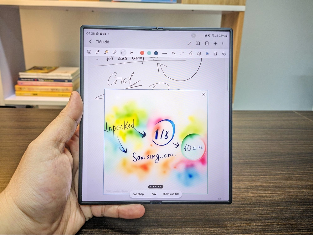 Galaxy AI trên Samsung Galaxy Z Fold6: Bộ đôi hoàn hảo cho Content Creator gen Z