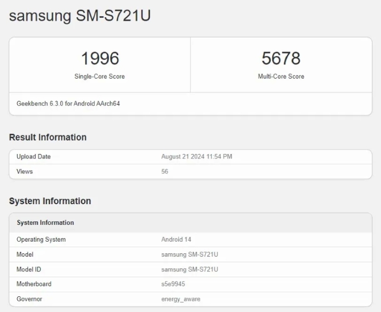 Galaxy S24 FE có phiên bản dùng chip Exynos 2400