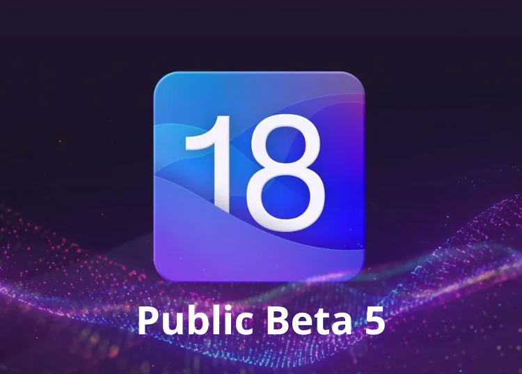 Apple phát hành iOS 18 Public Beta 5