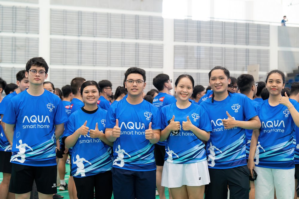 Khai mạc giải cầu lông ĐH Bách Khoa AQUA CUP Việt Nam 2024