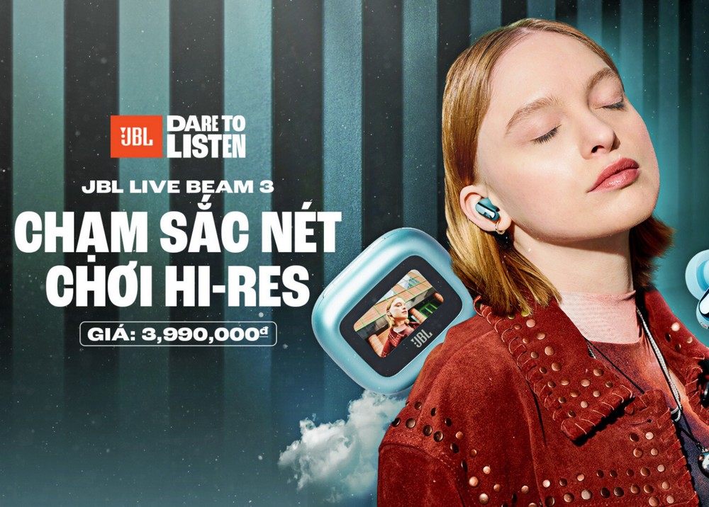 JBL Việt Nam ra mắt tai nghe JBL Live Beam 3