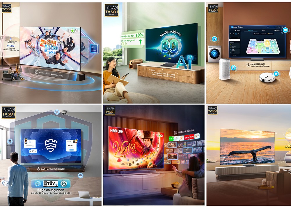 Samsung AI TV khẳng định vị thế số 1