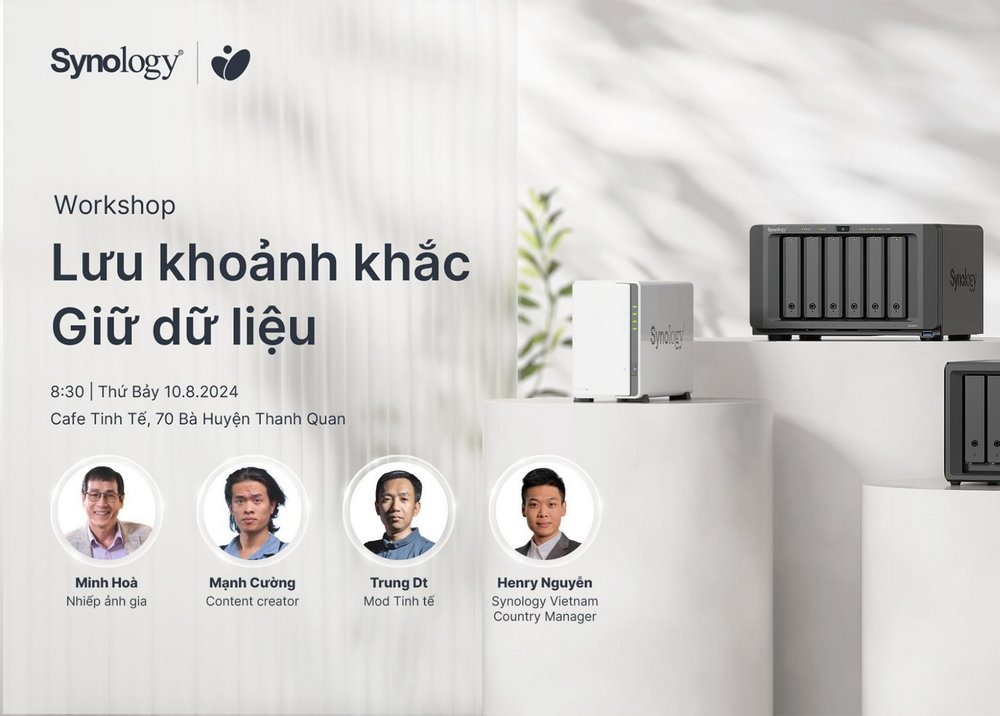 “Lưu khoảnh khắc - Giữ dữ liệu” cùng Synology