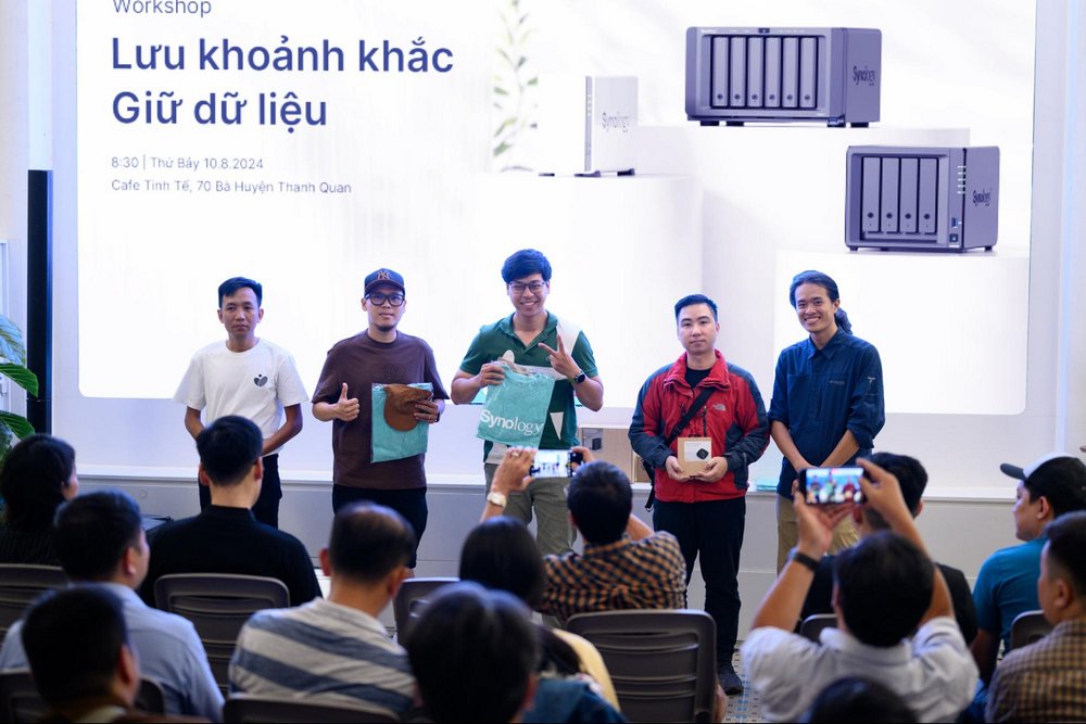 “Lưu khoảnh khắc - Giữ dữ liệu” cùng Synology