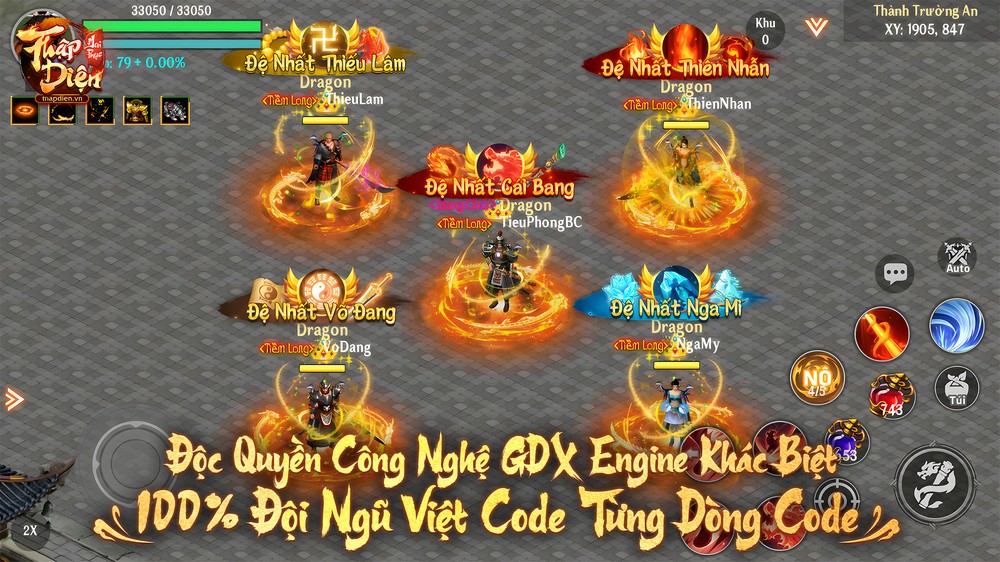 Thập Diện Mai Phục – Game kiếm hiệp chính tông 100% phát triển bởi người Việt trên công nghệ GDX Engine độc quyền, chính thức ra mắt!