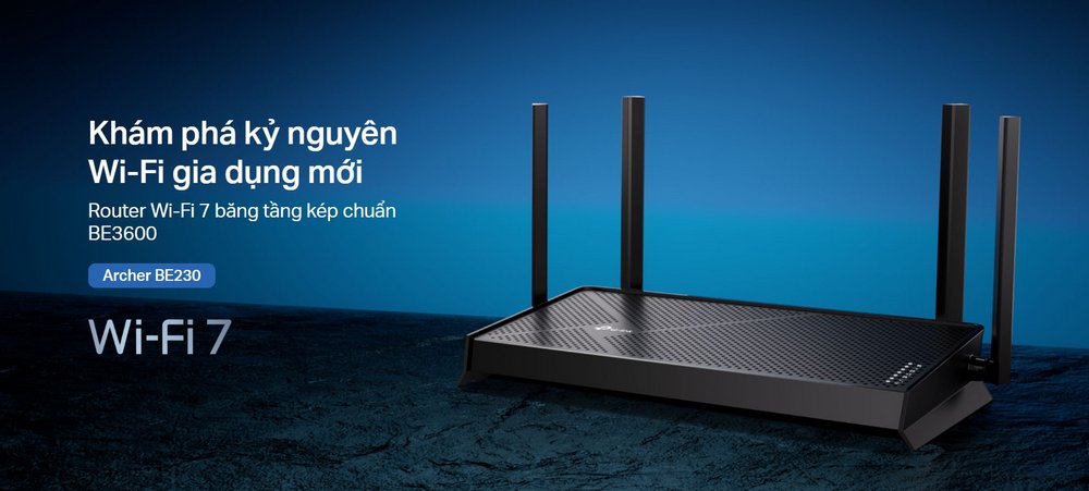 TP-Link ra mắt Router Wi-Fi 7 Archer BE230