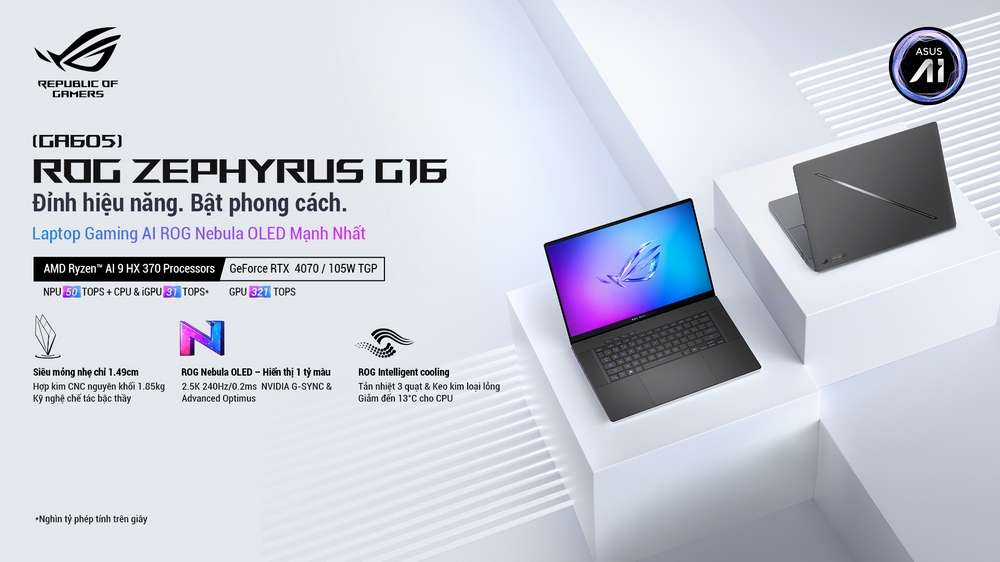 AMD Ryzen AI 9 HX 370 trên dải laptop gaming AI mới từ ASUS mang đến lợi thế gì cho người dùng?