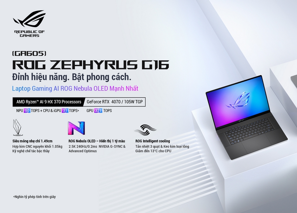 AMD Ryzen AI 9 HX 370 trên dải laptop gaming AI mới từ ASUS mang đến lợi thế gì cho người dùng?