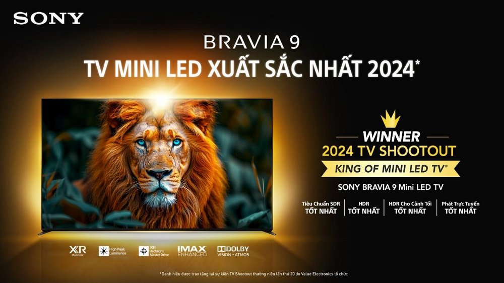 Sony giành trọn 2 giải thưởng “King of TV 2024”