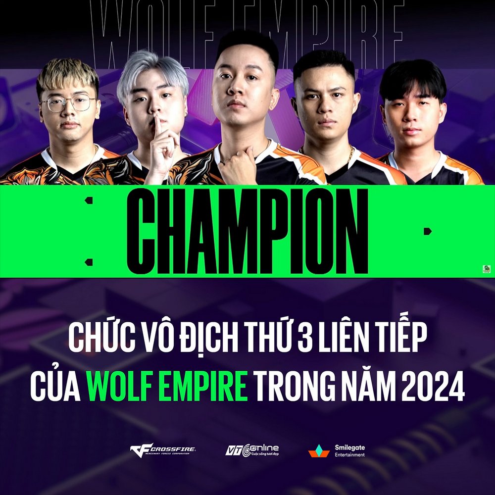 CFS APAC Series Mùa Thu 2024: Wolf Empire lập kỷ lục chưa từng có