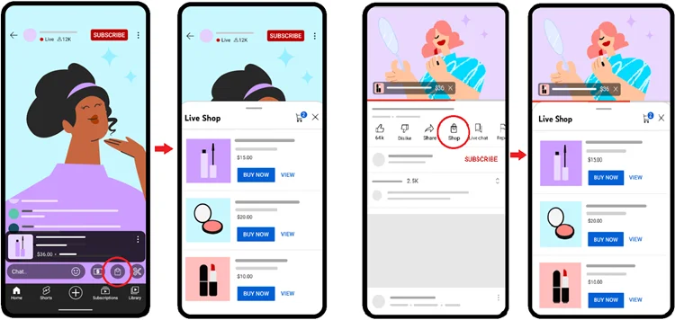 YouTube bắt tay Shopee cạnh tranh với TikTok