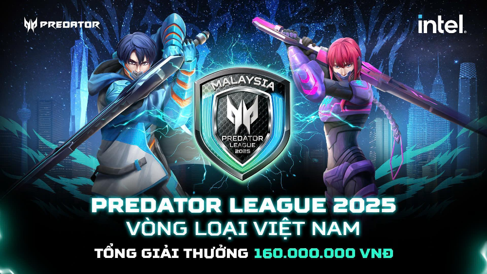 Acer tung ưu đãi mừng Predator League 2025