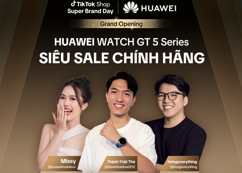 Huawei bắt tay với TikTok Shop, mở rộng kênh bán hàng trực tuyến