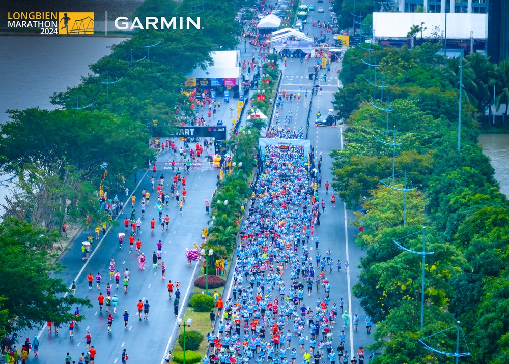 Longbien Garmin Run 2024 để lại nhiều ấn tượng