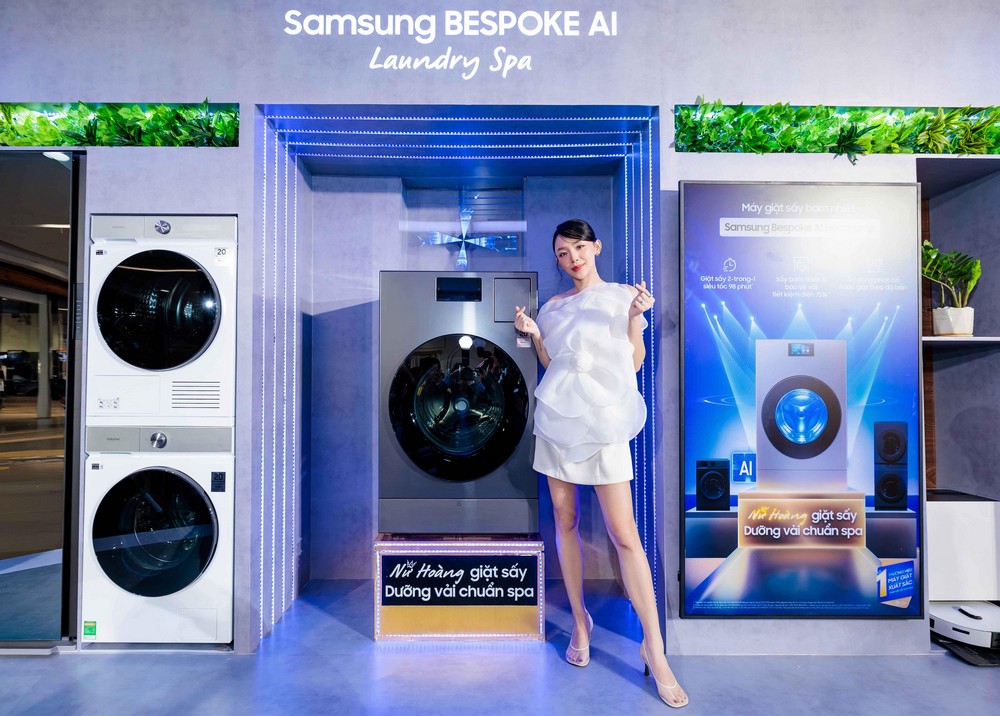 Samsung giới thiệu loạt sản phẩm gia dụng Bespoke AI