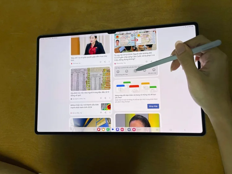 Trên tay Galaxy Tab S10 Ultra: Tinh tế, hoàn thiện hơn