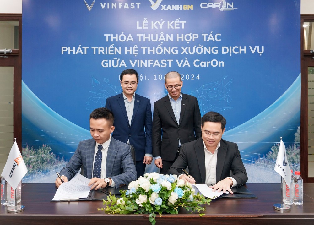 CarOn mở chuỗi xưởng dịch vụ xe VinFast trên toàn quốc