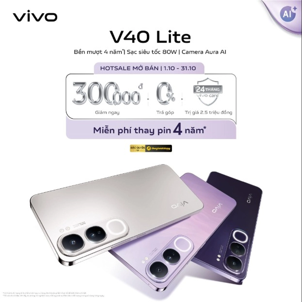 vivo V40 Lite: Làn gió mới đầy sức hút!