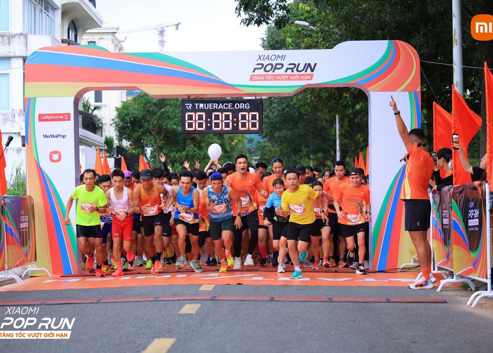 Xiaomi POP Run 2024 thu hút hơn 1000 người tham gia