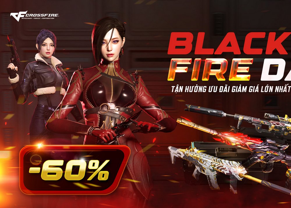 Đột Kích đón chào “Black Fire Day” với đợt giảm giá 60% toàn diện