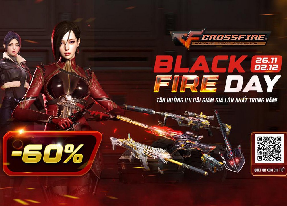 Black Fireday - Đột Kích phủ sóng các Cyber Game