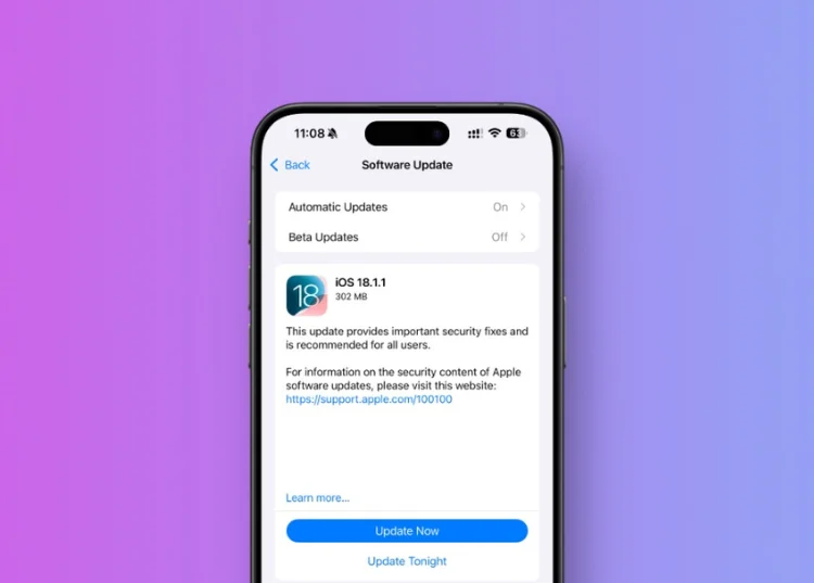 Người dùng có nên cập nhật iOS 18.1.1?