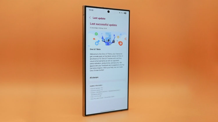 Samsung thu hẹp phạm vi thử nghiệm One UI 7 Beta