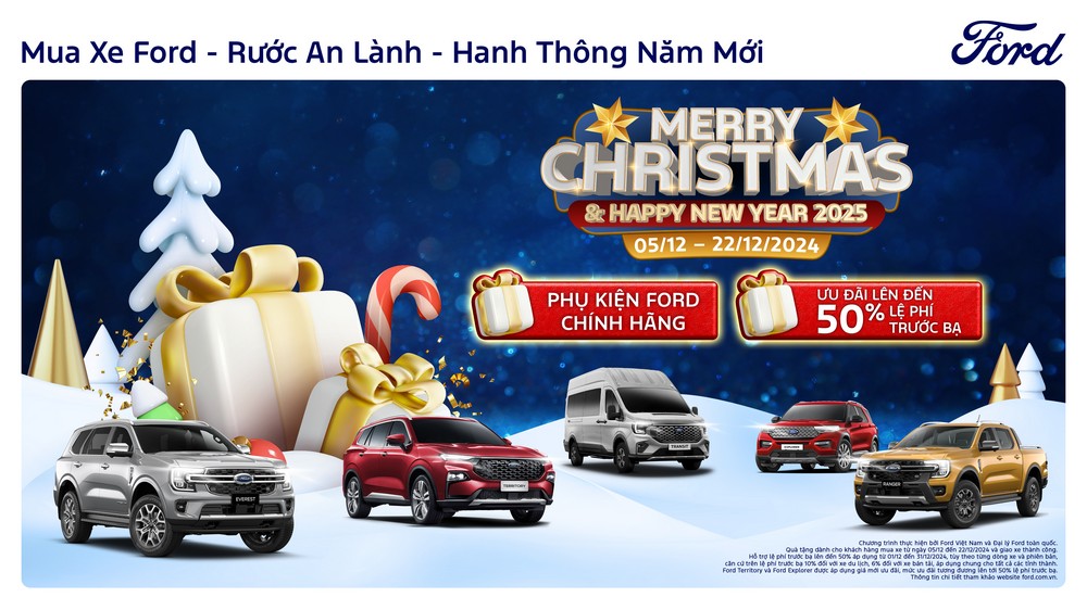 Ford Việt Nam tung ưu đãi hấp dẫn cuối năm