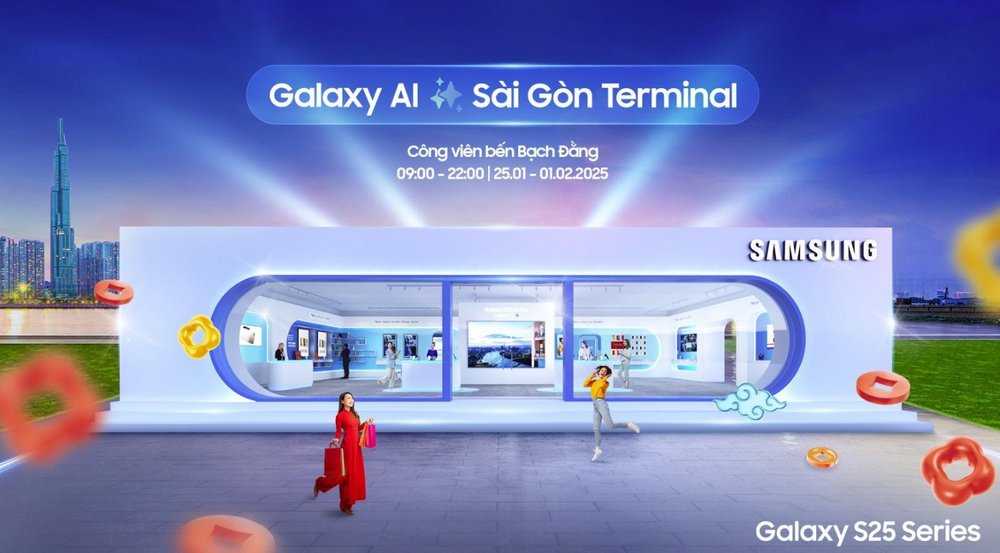 Đón Tết sành điệu với Samsung tại Galaxy AI Sài Gòn Terminal