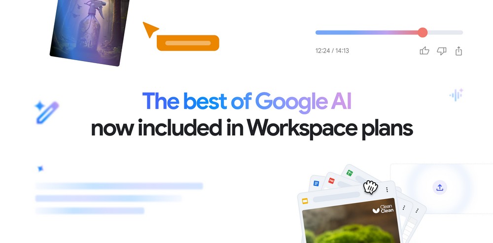 Google Workspace tích hợp AI giúp tăng hiệu suất làm việc