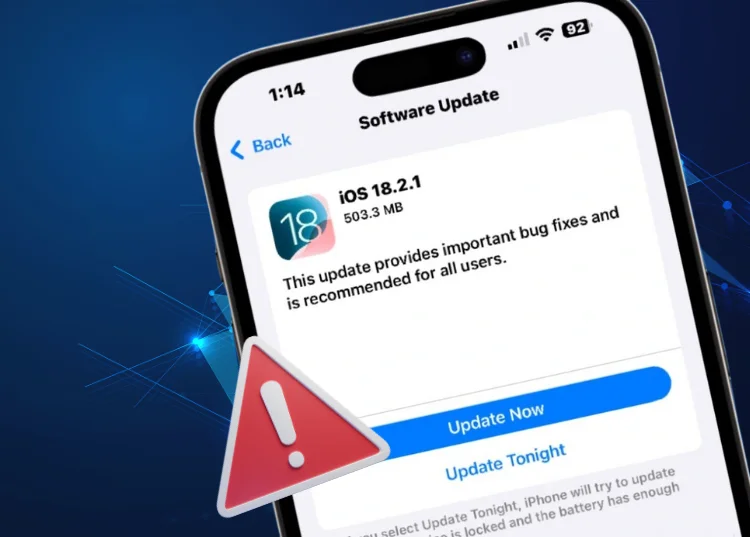 iOS 18.2.1 vẫn ngập trong lỗi dù sinh ra để "vá lỗi"